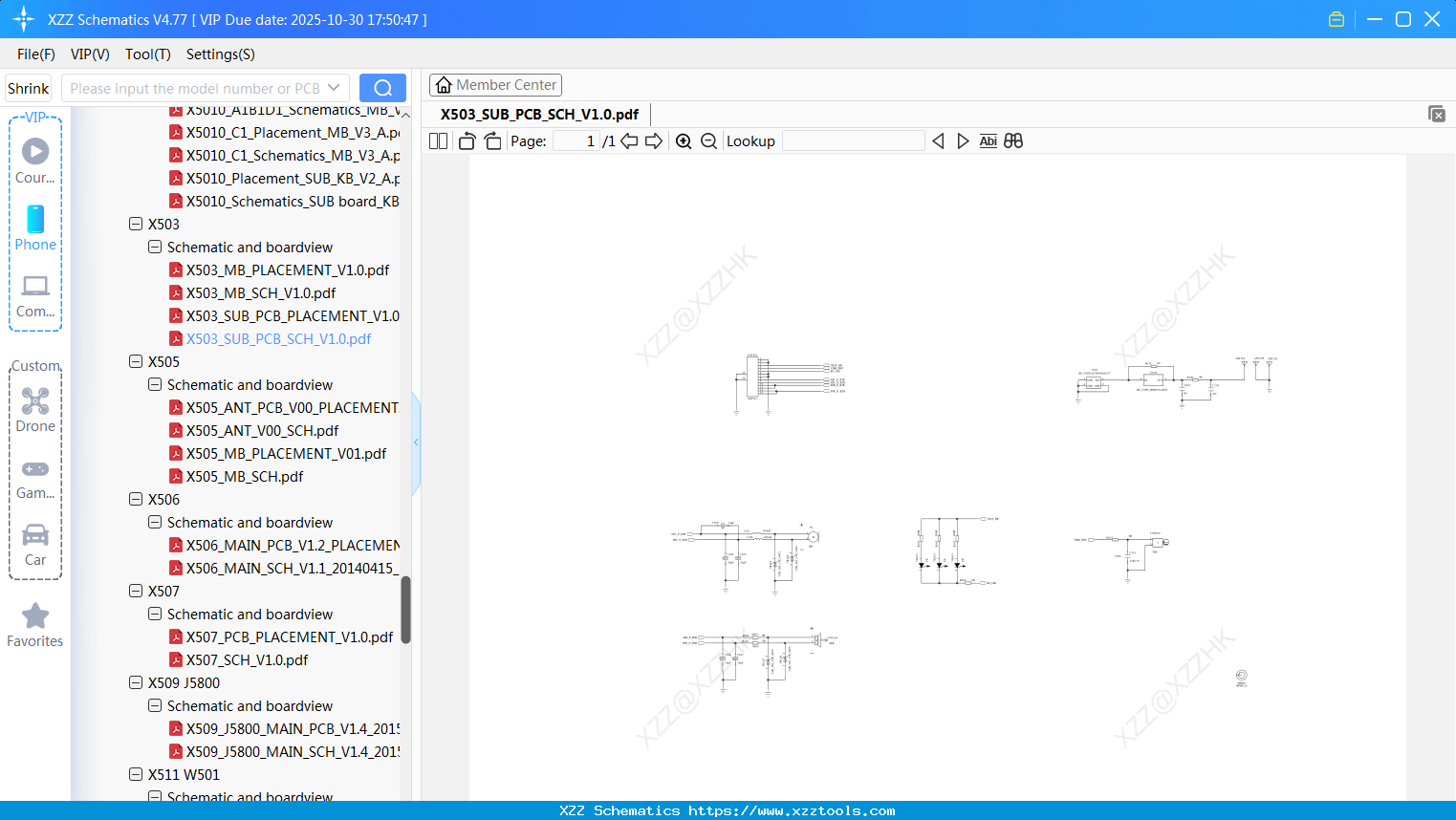 Infinix X503_SUB_PCB_SCH_V1.0